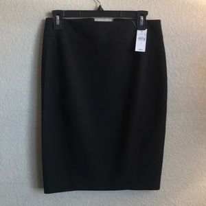 LOFT NWT black pencil skirt